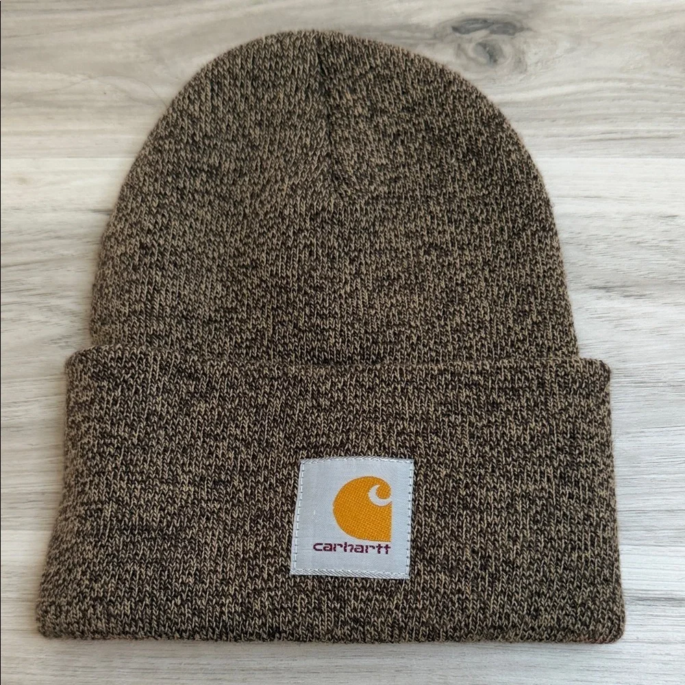 NWOT Carhartt Heathered Brown Beanie O/S adult